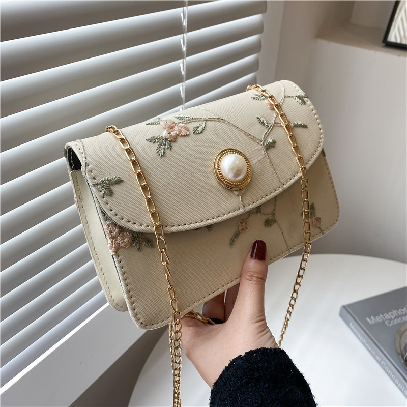 

HBP Casual shoulder bags rhombic beaded handbag 2021 new girlish solid color underarm bags messenger bag, Pu