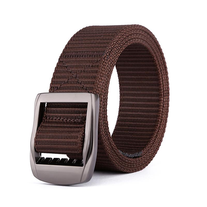 

Belts The Fast-drying Sport Nylon Belt Tank-print Alloy Japanese Character Buckle Is A Trendy Breathable Canvas, Black