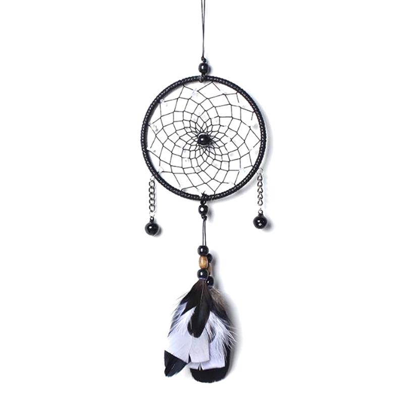 

Handmade Dream Catcher Net with Feathers Wall Hanging Dreamcatcher Craft Gift Christmas Decoration for Home -38cm