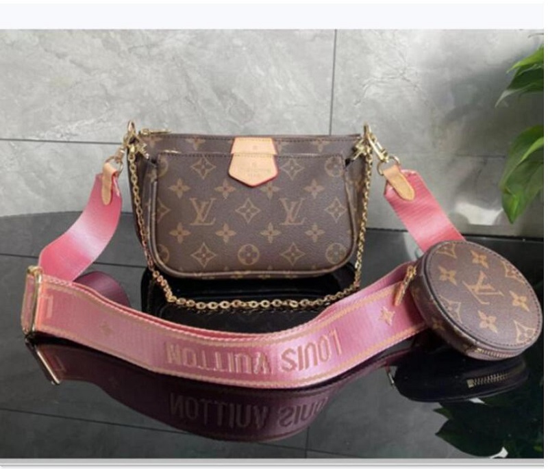 

high quality GGLVLouisVutton YSLVITTON presbyopic five-in-one mahjong bag ladies shoulder messenger bags M44813 crossbody package evening bags, Customize