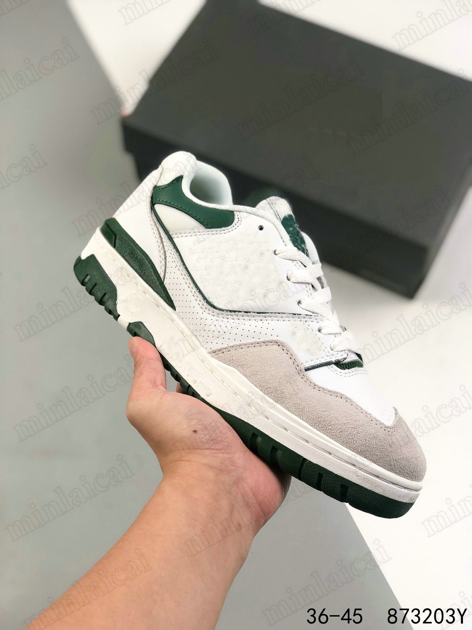 

2021 New BB550 Low-top sneakers 550 Basketball Designer Shoes White Navy Green Rubber Sole Low Cut Men Women Trainer Sports Shoe, Black
