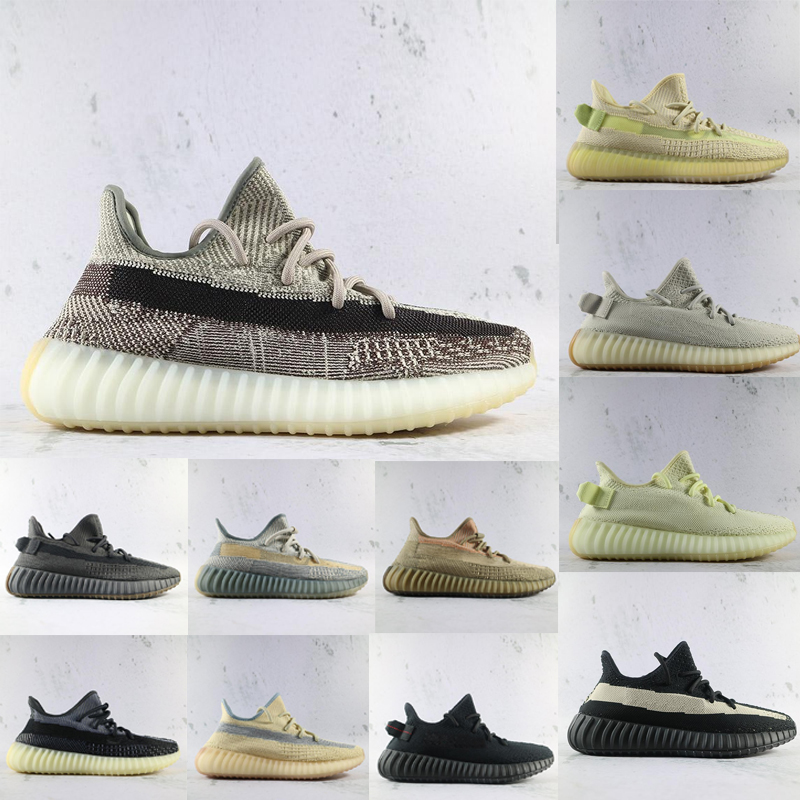 

kanye west Yecher Asriel Oreo Zyon Relective triple white black Cinder bred womens mens trainers yeezys Outdoor Sports Sneakers 36-45