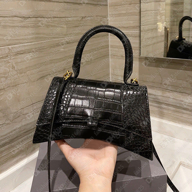 

luxury ladies hourglass bag designer handbag shoulder fashion messenger classic leather come with box