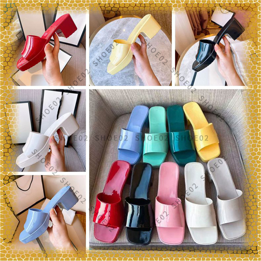 

Clearance sale woman slipper fashion lady Sandals Beach Thick bottom Sell Well slippers platform Alphabet Rubber High heel slides shoe02 02, #10 this is a dust bag