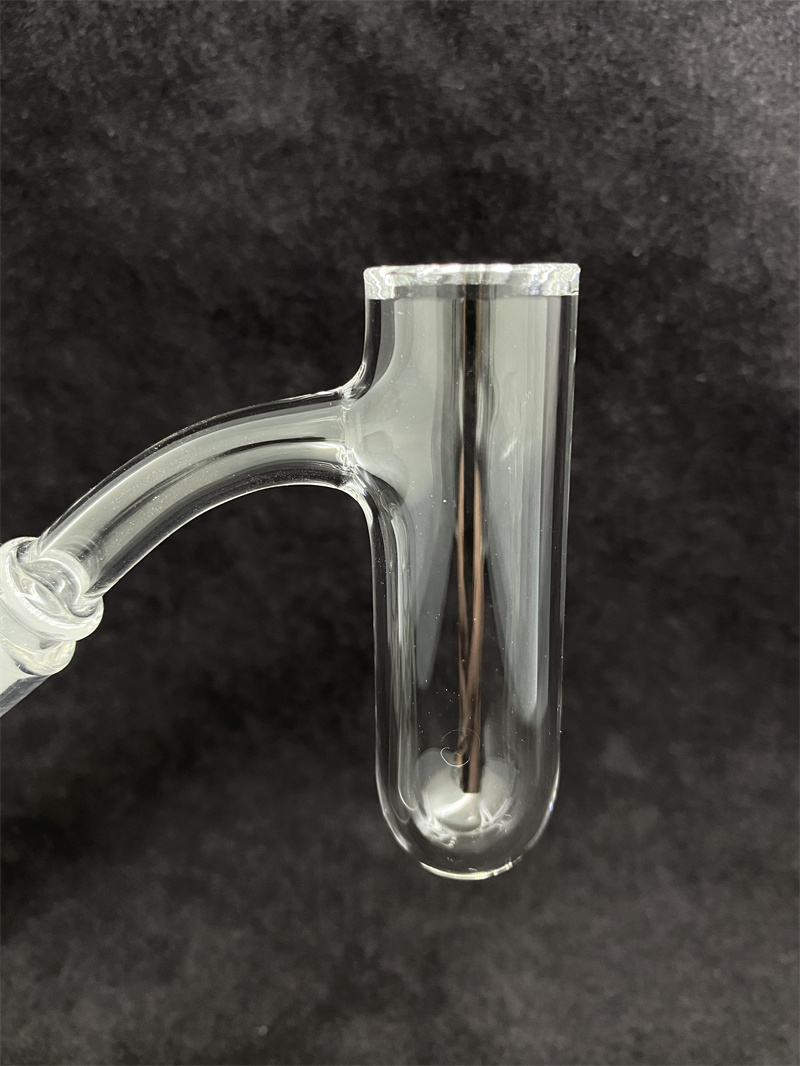 

20mm 2.5mm Thickness Round Bottom Quartz Banger Nail Smoking with 65mm Bucket Fire Heightening Deepening Tech Diamond Carb Cap Nails