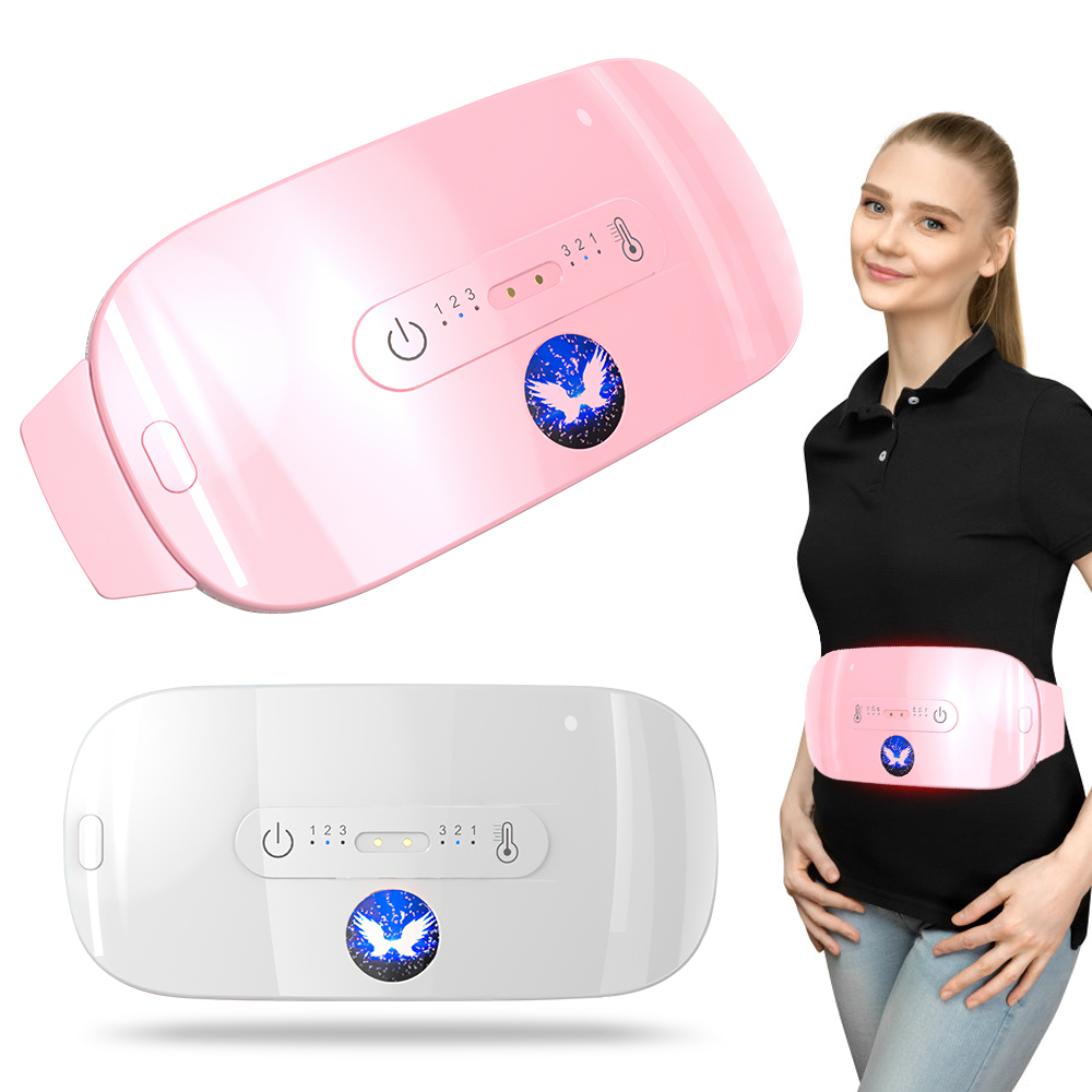 

Waist Massage Instrument Infrared Heating Warm Belt Vibrating Massage Usb Charging Waist Protection Relief Menstrual Pain