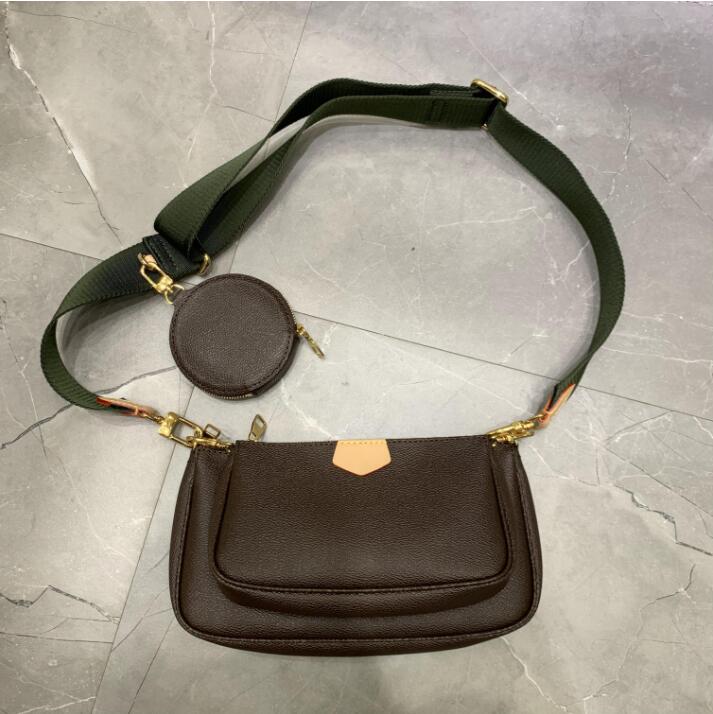 

Wholesale Luxury Designer Brand Mahjong bag Fashion Women Genuine Leather Multi Pochette Accessoires Purses 3pcs Crossbody Shoulder Messenge