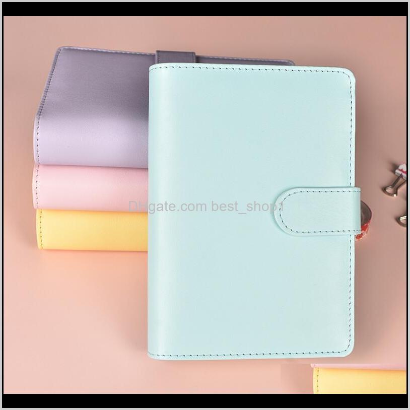 

A6 Empty Notebook Binder Loose Leaf Notebooks Without Paper Pu Faux Leather Cover File Folder Spiral Planners Scrapbook Ewd2960 Dwnoe Slyyv