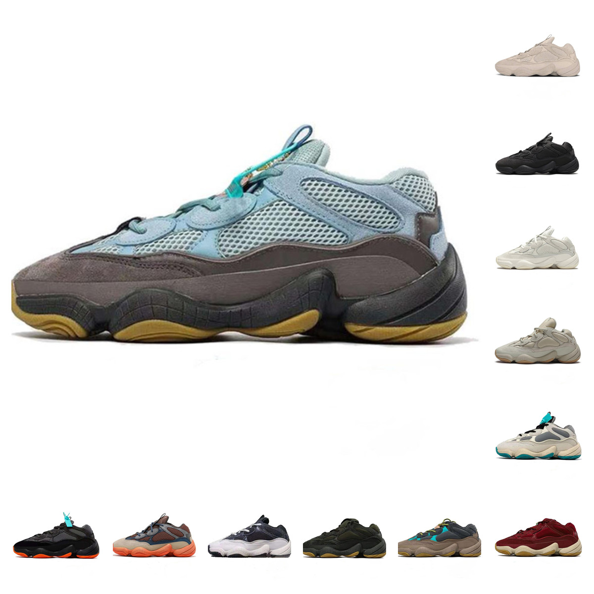 

Latest Kanye 500 Mens Running Shoes 2021 Enflame 500s Taupe Light Reflective Bone White Utility Black Super Moon Yellow Blush Women Trainers Sneakers
