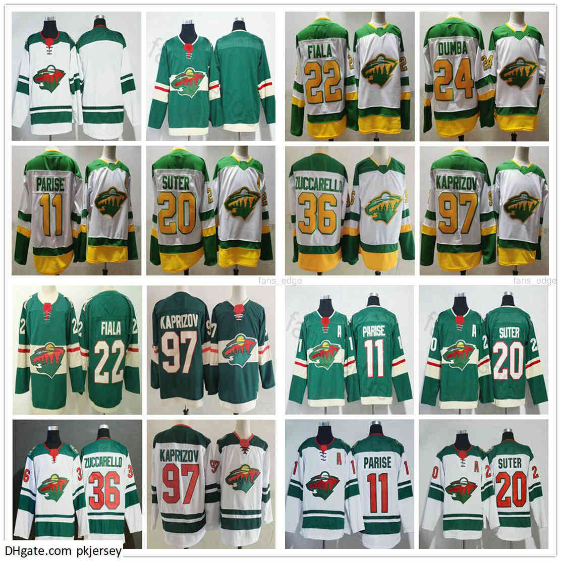 

2021 Reverse Retro Minnesota Wild 11 Zach Parise Ryan Suter 36 Mats Zuccarello 22 Kevin Fiala 24 Matt Dumba 97 Kirill Kaprizov Hockey Jersey, Black;red