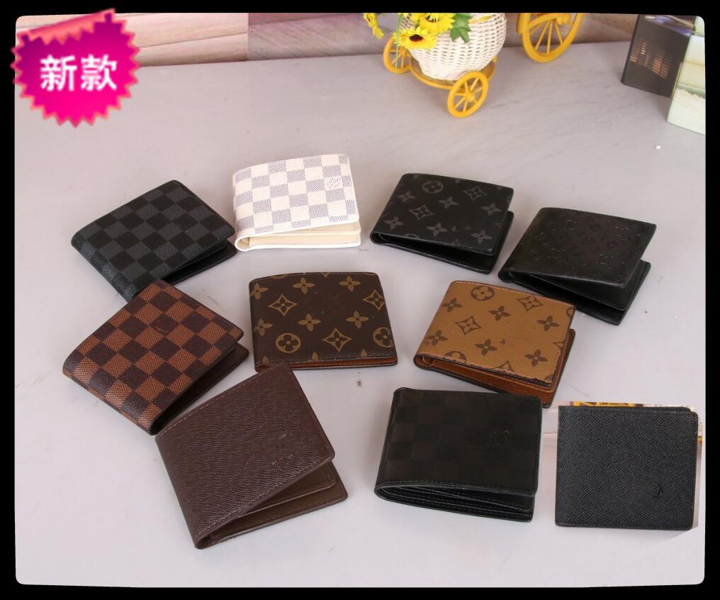 

LVLOUISVITTON VUTTON Paris plaid style luxury purse special multiple short small bifold VITTON wallet with box and Dust Bag, Red;black