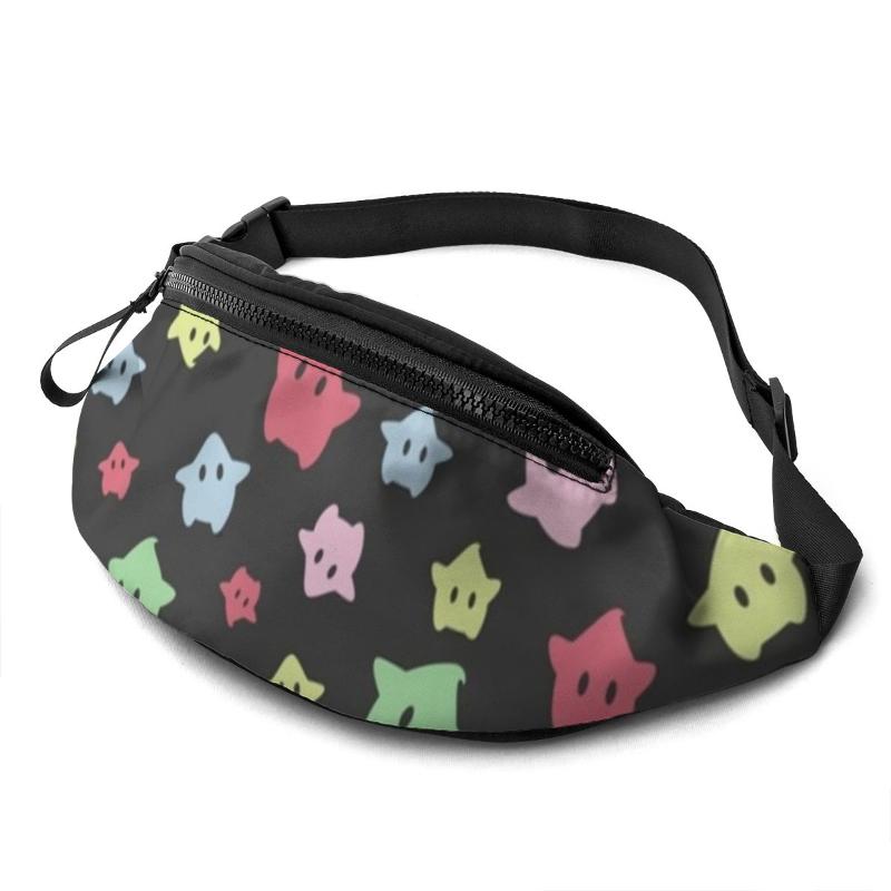 

Waist Bags Galaxy Bag Woman Sports Pack Print Polyester