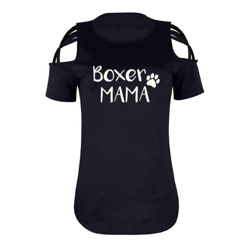 

Beagle Mama Printed Arrival Womens Funny 100%cotton T-shirt Dog Lover Shirts Dog Mom Lift Tops For Mom Camisetas, White