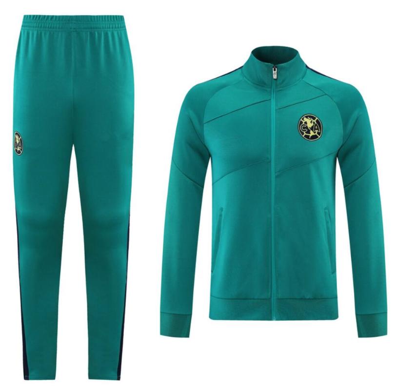 

Men' Jackets 2021 2022 Mexico Club América Long Sleeve Jacket GUERRON CALDERON Liga MX Tracksuit