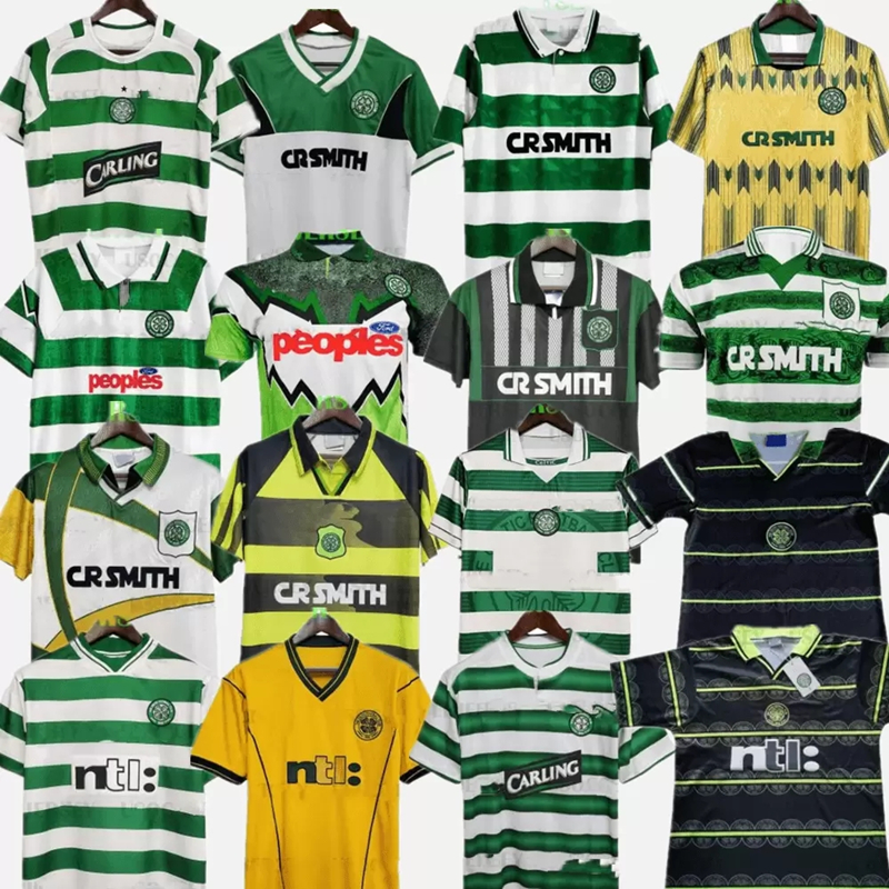 

LARSSON Celtic retro 01 03 soccer jerseys HOME 95 96 97 98 99 football shirts Sutton NAKAMURA KEANE 05 06 89 91 92 84 85 Classic Vintage, 1994 1995 away