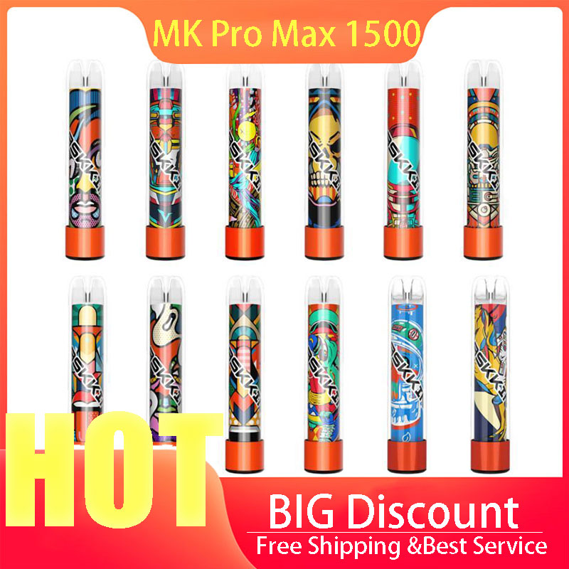 

Maskking High Pro Max Disposable E-Cigarettes Vapes 1500 Puffs Cartridge Pods Electronic Cigarette Vape