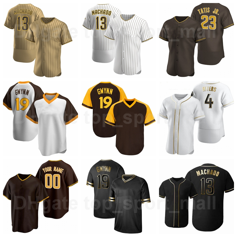 

Baseball 13 Manny Machado Jersey 23 Fernando Tatis Jr 2 Trent Grisham 4 Wil Myers 11 Yu Darvish Eric Hosmer Custom Name Number, Kids