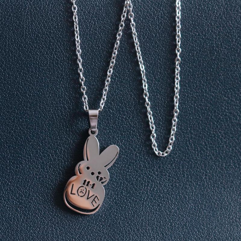 

Pendant Necklaces Beads Chain Stainless Steel Bad Necklace Festival Gift Collares Jewelry For Women Man Fashion