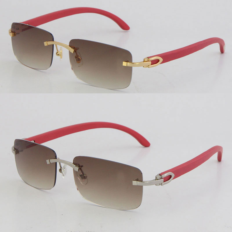 

Wholesale Selling Famous Wood Sunglasses Red Wooden Adumbral UV400 Lens Online Summer Holiday Protected Square Sun glasses for Men or Woman Size: 56-18-140