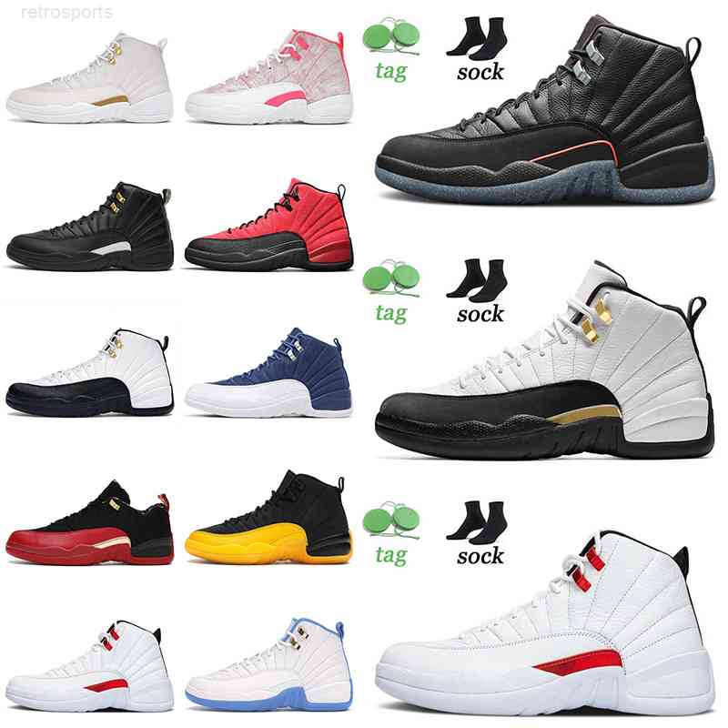 

High Quality Basketball Shoes Original Jumpman 12 12s XII Mens Womens Grind Twist Dark Concord Trainers Sports Sneakers 36-47, B45 royalty 40-47