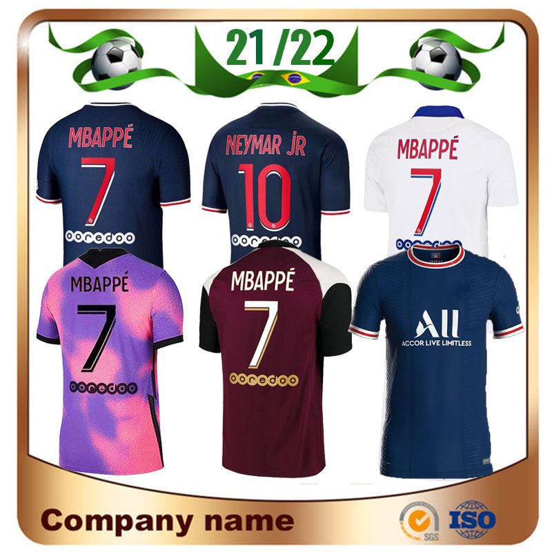 

21/22 NEYMAR JR KEAN Soccer Jersey 2021 Paris Home VERRATTI CAVANI MBAPPE Shirt DI MARIA Draxler Away football uniforms, 20/21 home ligue patch