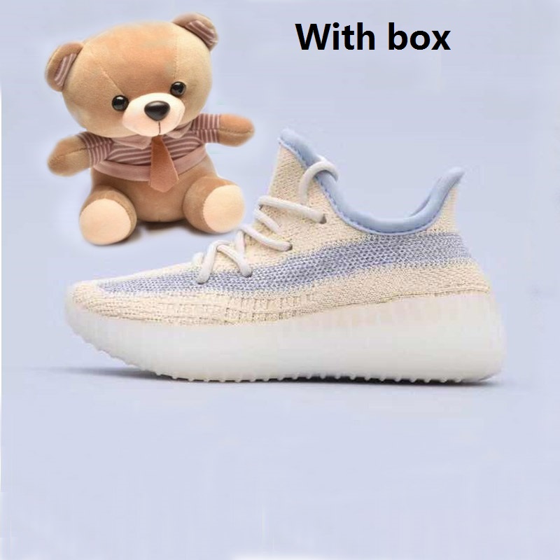 Infant 2021 Actualités Kanye 3M Terre Terre Zyon West Kids Shoes Chaussures de course Cinder Drakmark Lundmark Petits garçons Filles En Toddlers