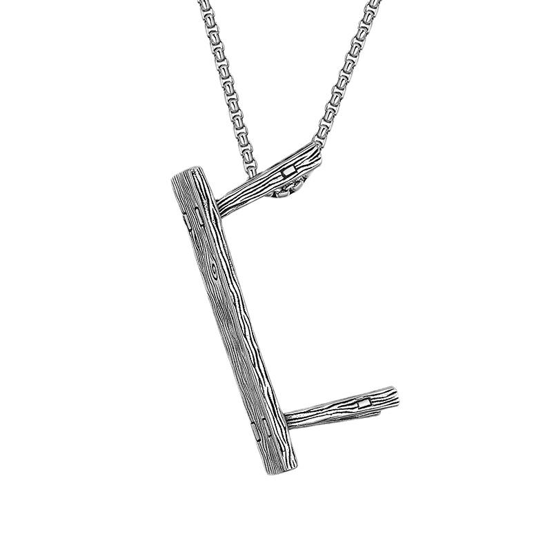 

Pendant Necklaces 2022 Personalized Bench Chair Necklace Retro Hip Hop Geometric Long Sweater Chain Men