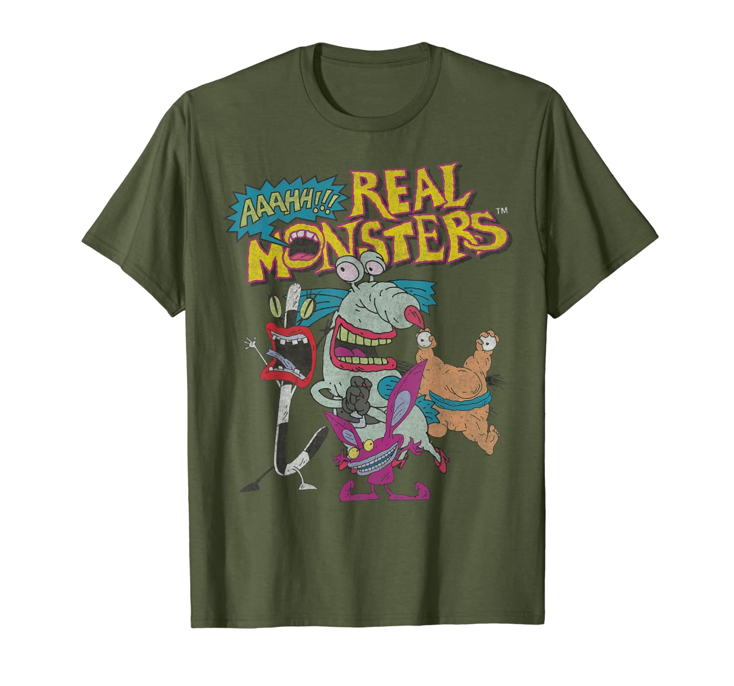 

Nickelodeon AAAHH Real Monsters Character T-Shirt, Mainly pictures