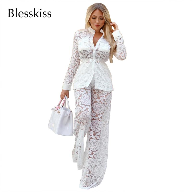

Blesskiss 2 Two Piece Beach Outfits Dress Women Summer Lace Crochet Long Sleeve Wear Swimwear BIkini Cover Ups Coverups Sarongs, Blue;gray