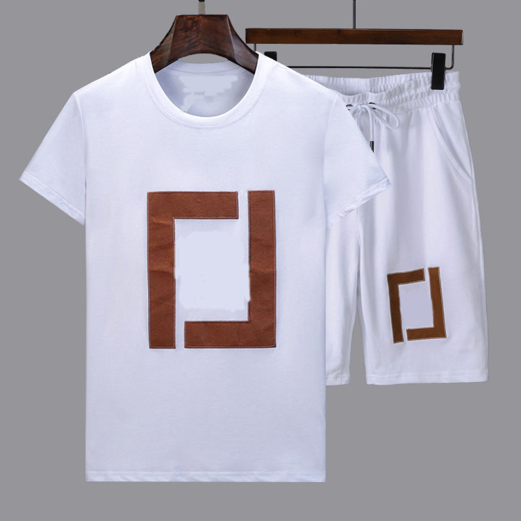 

Mens Classic Suits Casual Fashion Tracksuits Letter Pattern Print Summer Men's Short Sleeve & Shorts Men Tops Tees 4 Colors MClothingM-3XL, Gray