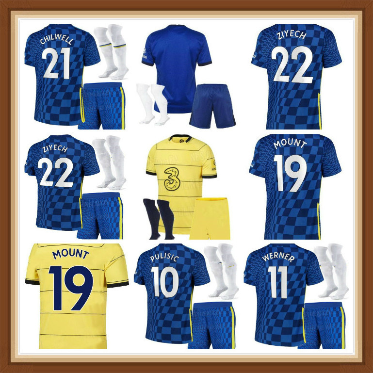 

Adult+Kids Kits+Socks Full sets jerseys Fans Player version 2021 2022 4th WILLIAN PULISIC cfc soccer jersey Men 21 22 camisa de futebol KANTE GIROUD football shirt, Purple