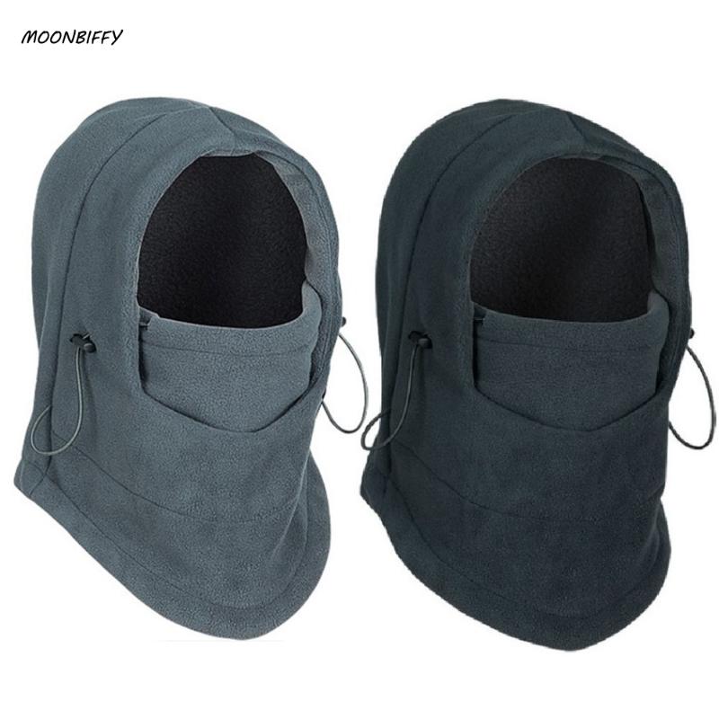 

Beanies MOONBIFFY Fleece Hats For Men Skull Bandana Neck Warmer Balaclava Snowboard Face Mask,Wargame Special Forces Mask