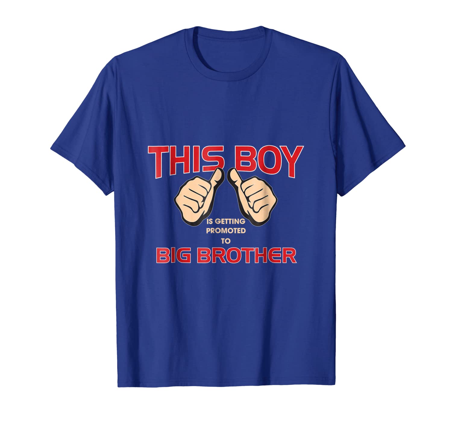 

this boy is getting promoted to big brother t-shirt, White;black