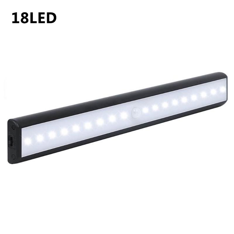 

Night Lights Light Led Wardrobe Motion Sensor Removable Stick-on Cupboard Bedroom Wall Lamp USB Rechargeable Cabinet