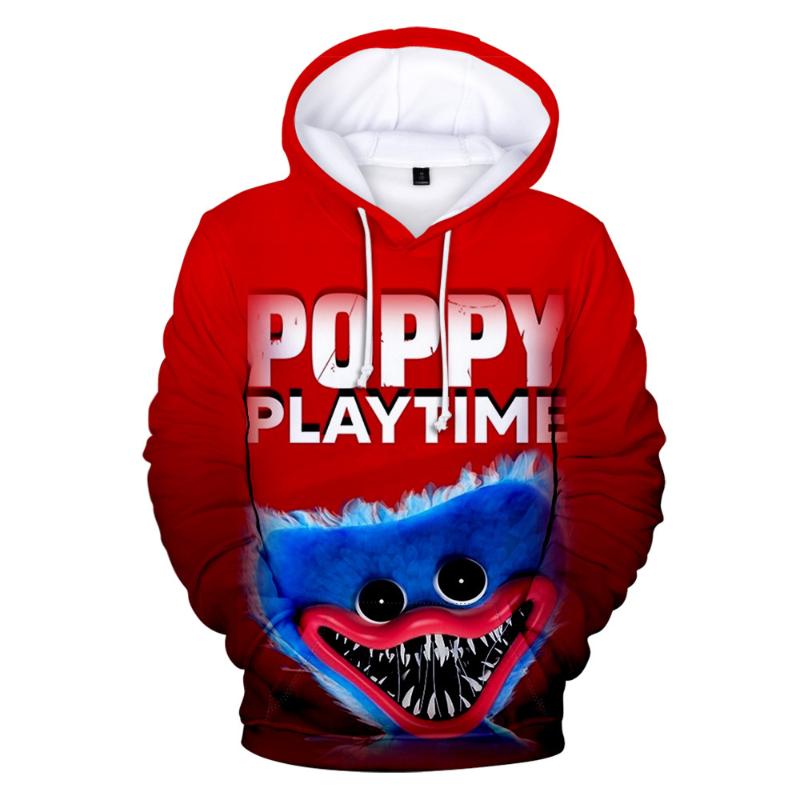 

Men's Hoodies & Sweatshirts Poppy Playtime Hoodie 3D Tracksuit Long Sleeve Women Men Sweatshirt Harajuku Streetwear 2022 KIds Pullover Game, Black