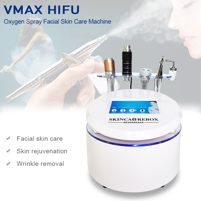 Multifunktionellt vatten syre Jet Skin Spa System Lyft Care Machine Vmax Ansiktsmaskiner Face Lift Bio