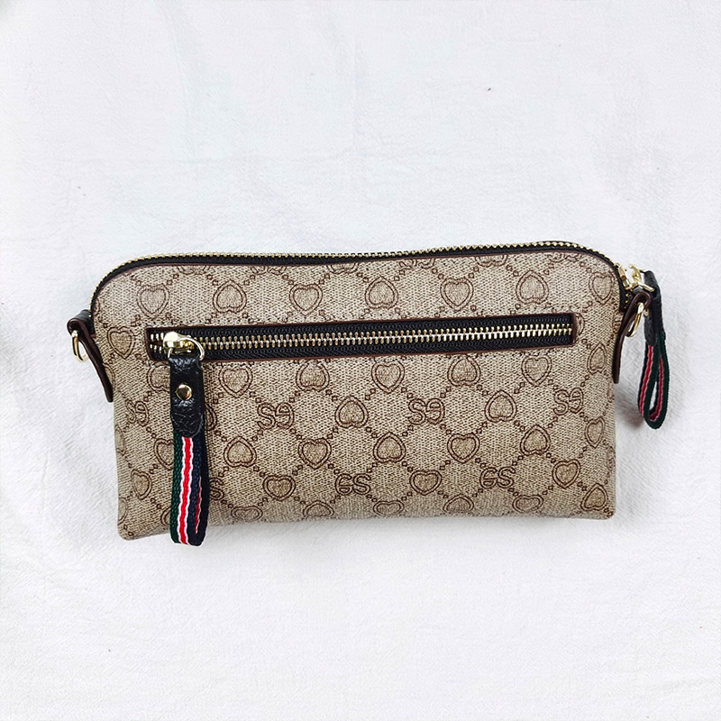 

Sole by designer Handbag women's large capacity new fashion hand multifunctional messenger small mobile phone change grab purse, Black