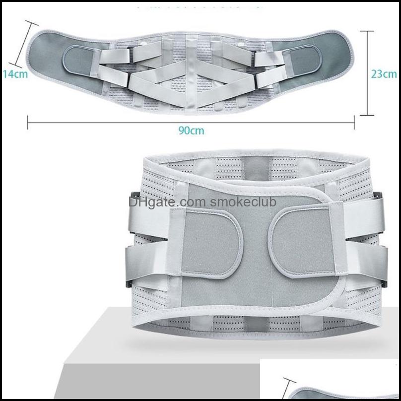 

Waist Safety Athletic Outdoor As Sports & Outdoorswaist Support Extra Large Size Xxl Men Women Orthopedic Metal Corset Belt Lower Back Spine, Light grey