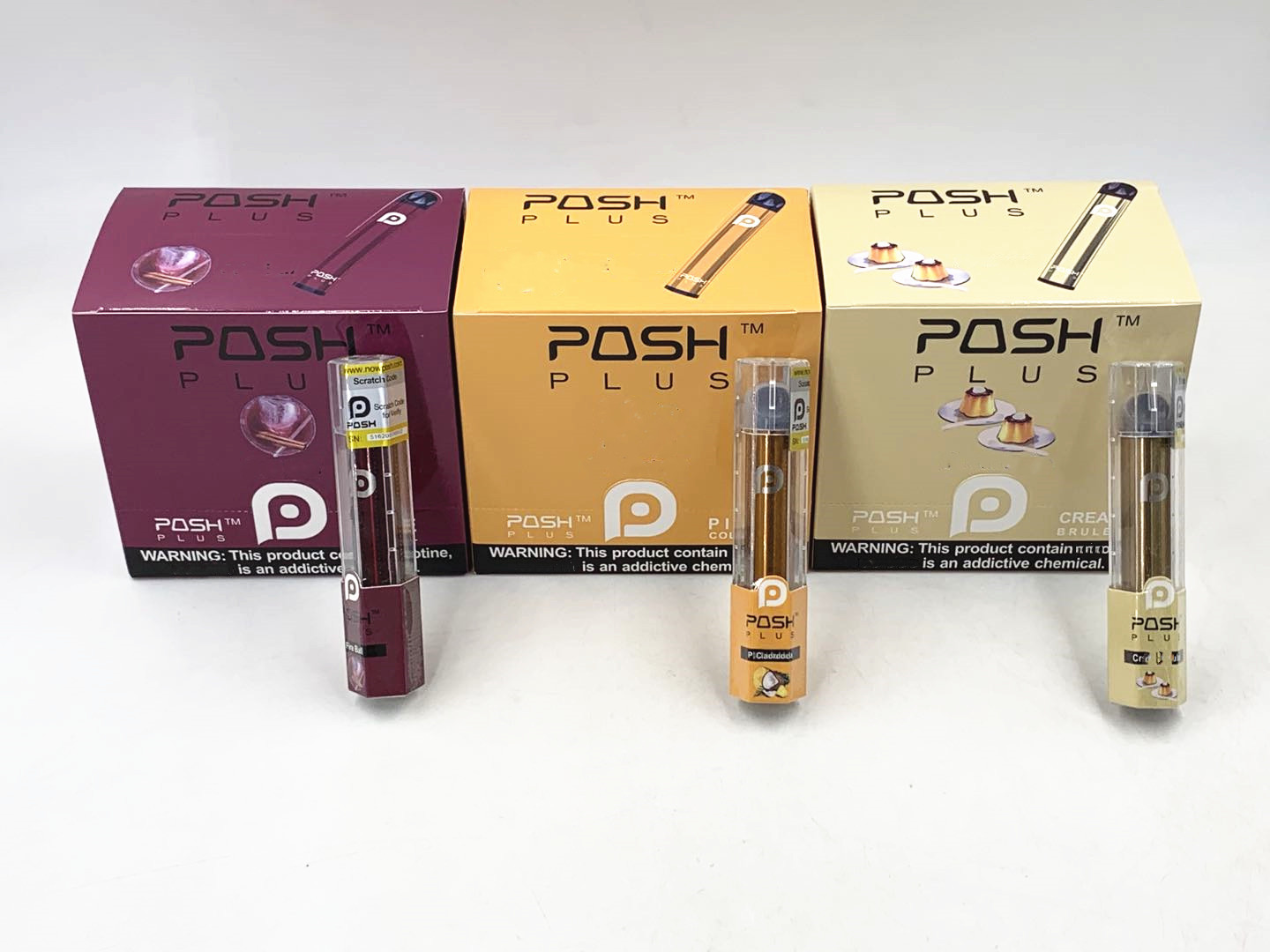 

(US Stock) POSH PLUS Disposable Pod Kit E-cigarettes Portable System Vape Pen All-in-one Device 280mAh Battery 2ml Tank Cartridage ecig