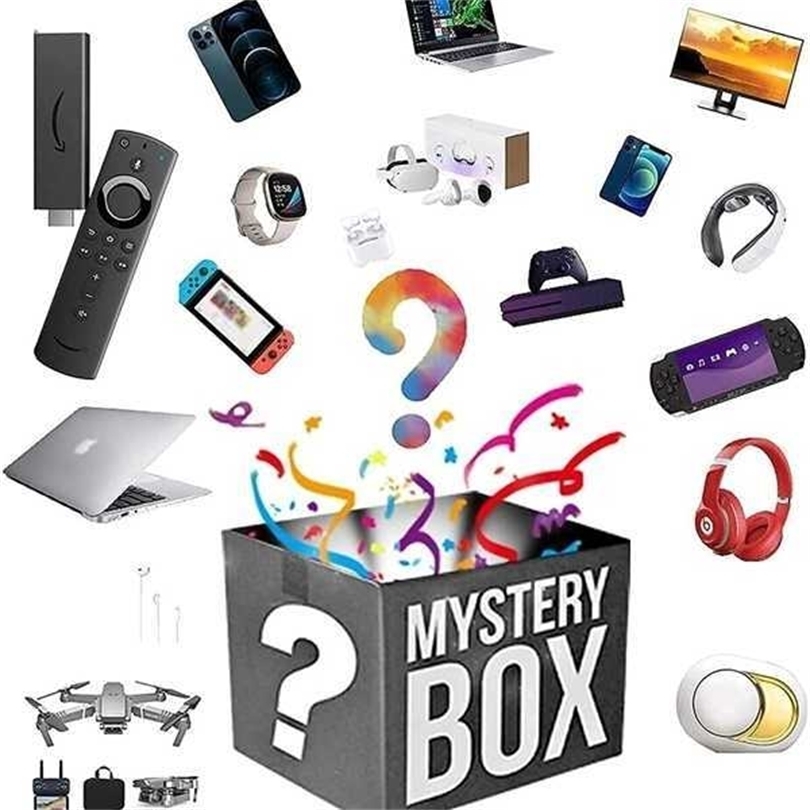 Box Electronics, Mystery Boxes Random, Birthday Surprise Box, Wireless Earbuds, Watch Band and More-image-726079559