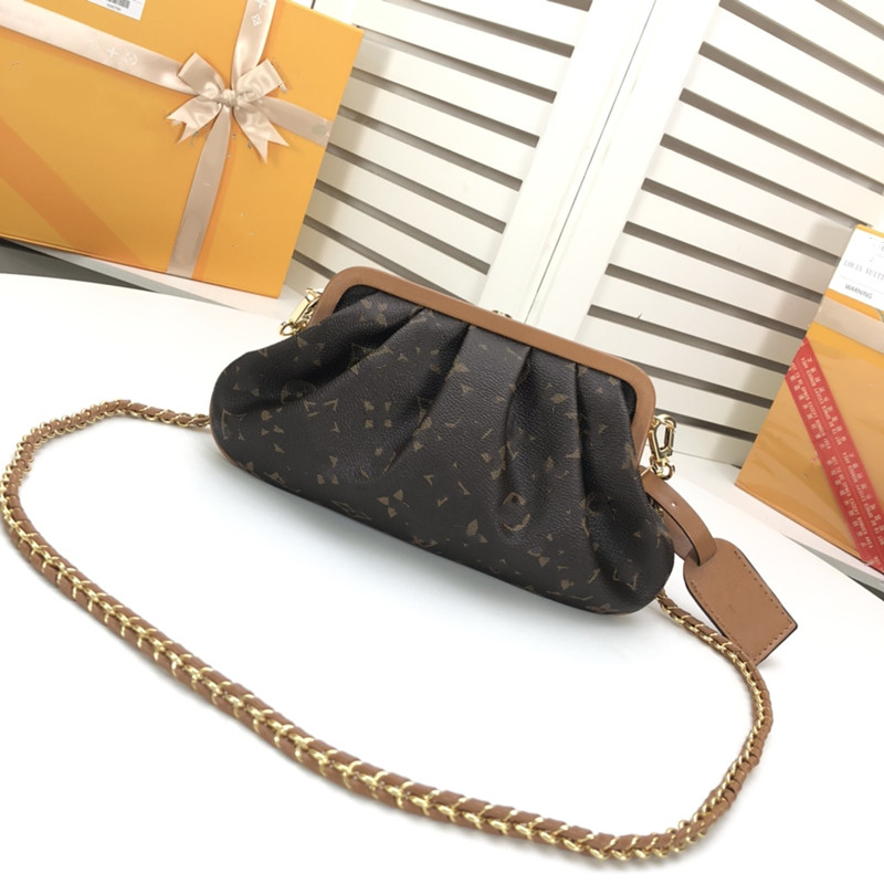 

Top Quality Genuine Leather Clutch Bag Famous Desinger Brand The Pouch Soft Calfskin Ladies Large Fashion Women Cloud Bags