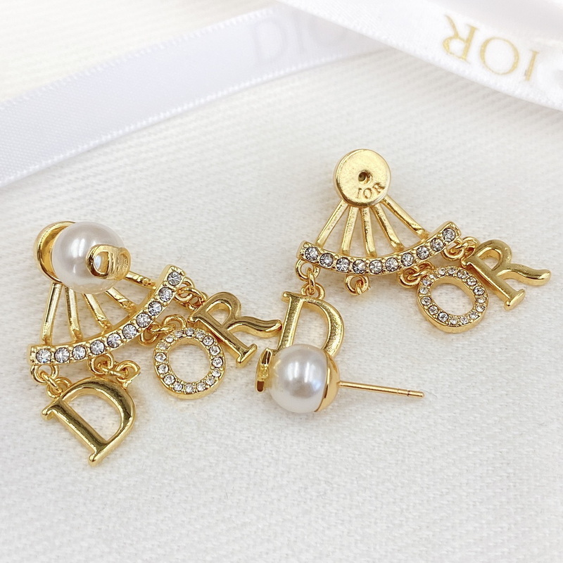 

Drand earrings designer luxury Jewelry stud brass gilded classic style official reproductions anti allergy birthday present Gift for girlfri, Golden;silver