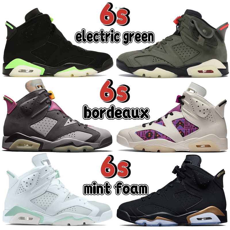 

2022 Designer 6 6s mens Basketball Shoes white barely rose university blue cactus DMP UNC bordeaux electric green Hare oreo Carmine black cat men women Sneakers, Bubble wrap packaing