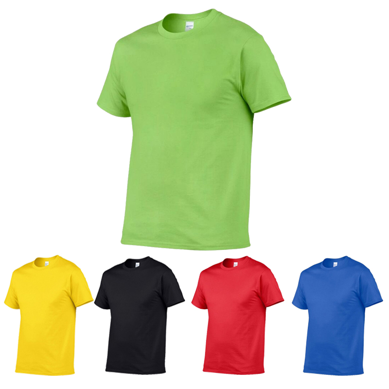 

2021 Men's Summer Casual Tops Outdoor 100% Cotton black T-Shirt Men Sports Plus Size Sport Fast-Dry Breathable, White;black