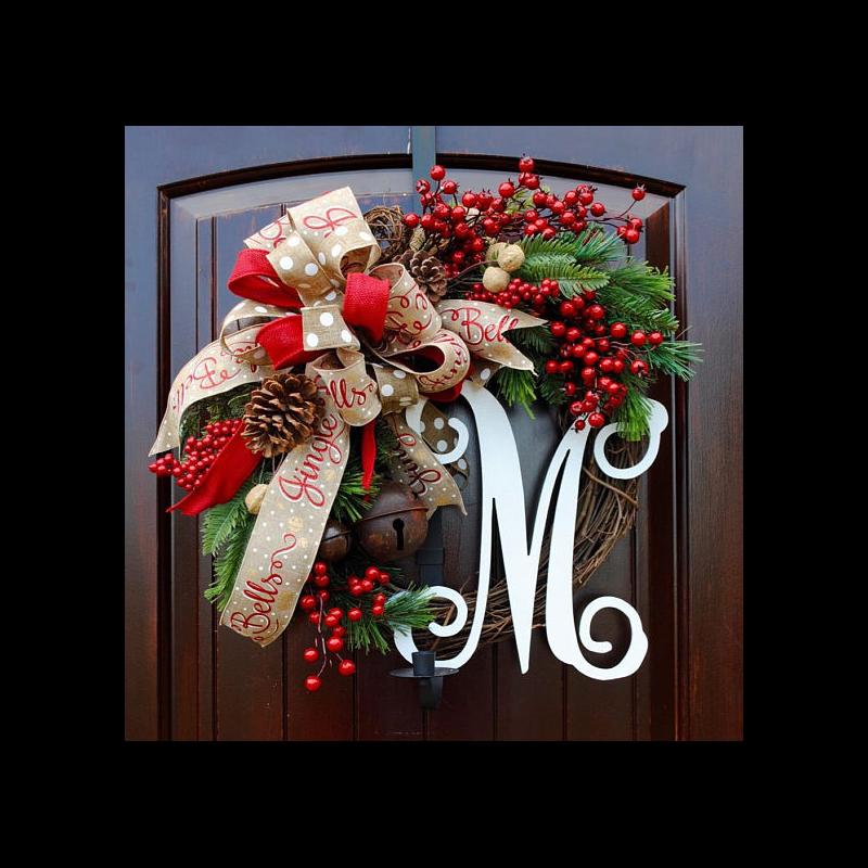 

Christmas Decorations Creative Decoration Door Wreath Artificial Garland Wreaths Window Wall