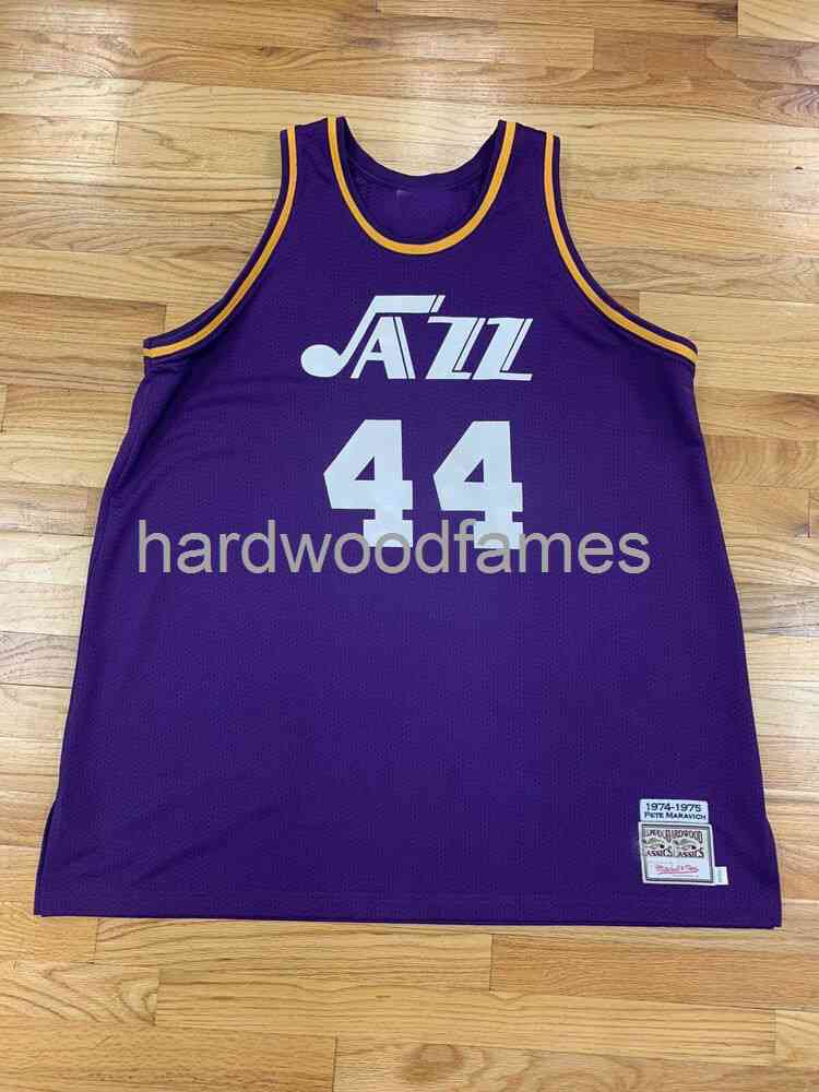 

Stitched mitchell ness 1975 pete maravich pistol jersey vintage custom men women youth basketball jersey XS-5XL 6XL, Black