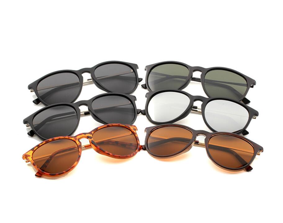 

Classic Erika Sunglasses Women Brand Designer Mirror Cat Eye Sunglass Star Style Protection Sun Glasses UV400, White;black