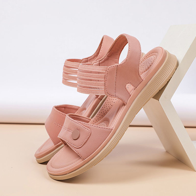 

dress shoes 2021 summer sandals women beach holiday thick sole pink black soft ladies plus size 42 a3283 4gf7