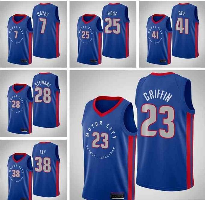 

2021 Jersey Printed Blake 23 Griffin Mason Plumlee Delon 55 Wright Jerami 9 Grant Derrick 25 Rose Sekou 45 Doumbouya Killian 7 Hayes Jerseys