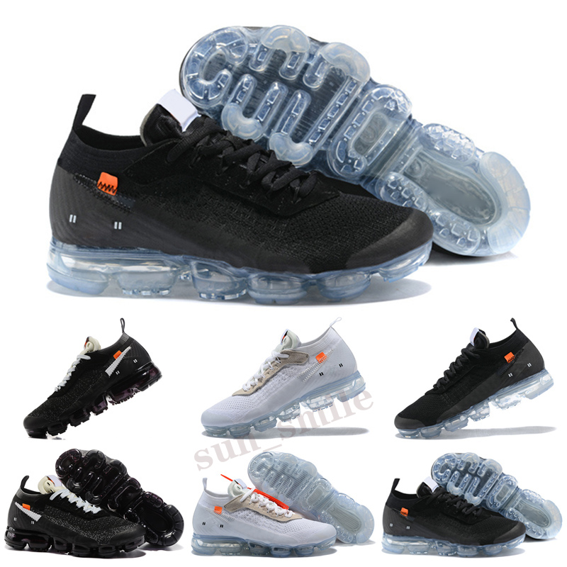 

2021 Knit 2.0 Running Shoes Triple Black CNY Mens Trainers Cushion Sneakers Women Breathable Size 36-45, Color 1